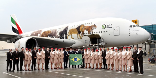 EMIRATES A380’LE AYNI GÜN 3 KITAYA UÇTU