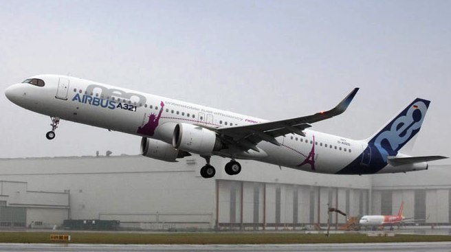 Airbus A321LR İlk Test Uçuşu İçin Havalandı