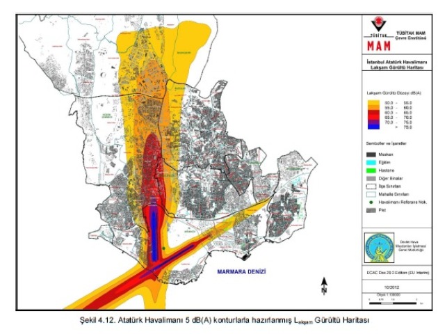 Havalimanlarının Gürültü Haritaları Çıkarıldı