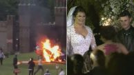Düğünde Korkunç Helikopter Kazası(Video)