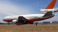 DC-10 SANTİAGO’YA İNİŞTE LASTİK PATLATTI