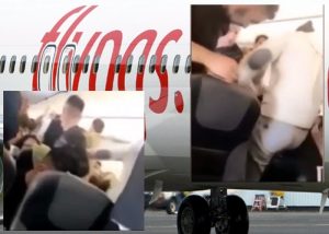 Pegasus Uçağında Tekme Tokat Kavga
