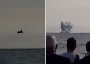 Uçağın Denize Çakıldığı An (Video)