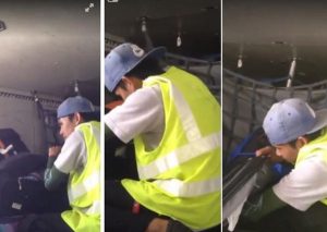 Bagaj Görevlisi Suçüstü Yakalandı (Video)