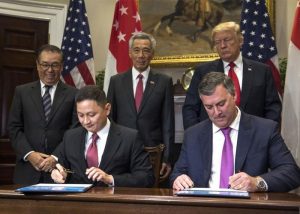 ABD Ve Singapur 13.5 Milyar Dolarlık Uçak Satışına İmza Attı