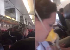 Havada Büyük Korku ve Panik (Video)
