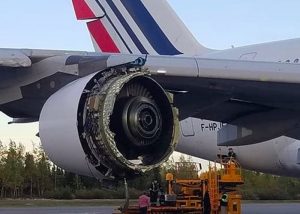 Patlayan Uçak Motorunun Parçaları Bulundu