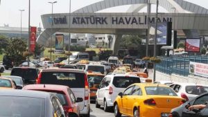 ATATÜRK HAVALİMANI’NDA FİLİSTİN’E DESTEK MİTİNGİ