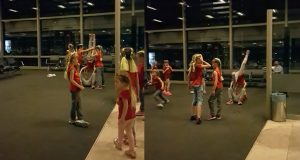 SABİHA GÖKÇEN’DE MİNİKLERDEN GÖSTERİ
