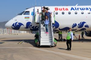 AZERBAYCAN’DAN GAZİPAŞA’YA İLK UÇUŞ