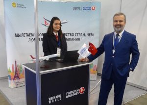 THY RUSYA MÜDÜRÜ DERİBAŞ VEDA EDİYOR