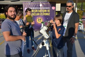 ÇOCUKLAR UZAYLA BİLKENT CENTER’DA TANIŞTI