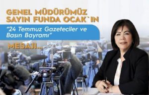 OCAK’TAN GAZETECİLER VE BASIN BAYRAMI MESAJI