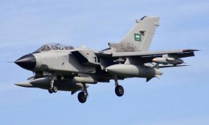 SUUDİ ARABİSTAN’DA SAVAŞ UÇAĞI DÜŞTÜ