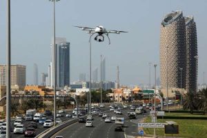 ÇİN’DE TRAFİK DRONELAR’LA DÜZENLENİYOR