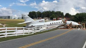 FALCON 50 İNİŞTE İKİYE BÖLÜNDÜ