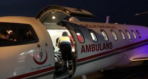 AMBULANS UÇAK MUHAMMED BEBEĞE UMUT OLDU