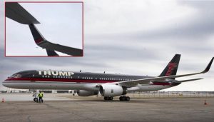 ÖZEL JET TRUMP’IN UÇAĞINA ÇARPTI