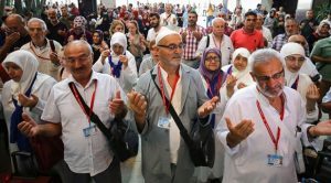 İLK HAC KAFİLESİ İSTANBUL HAVALİMANI’NDAN UĞURLANDI
