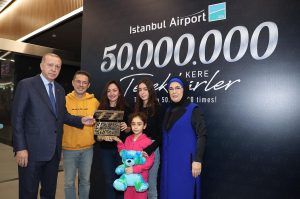 İSTANBUL HAVALİMANI 50 MİLYONA ULAŞTI