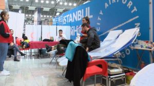 SABİHA GÖKÇEN’DE KAN BAĞIŞI KAMPANYASI