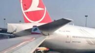 THY’NİN BOEİNG 777’SİNE ÇARPTILAR