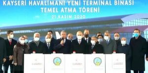 KAYSERİ HAVALİMANI’NDA YENİ TEMEL ATILDI