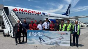 ANADOLUJET SOFYA UÇUŞLARI BAŞLADI