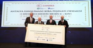 TAV ANTALYA İÇİN İLK ÖDEMEYİ YAPTI