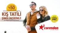 CORENDON BİLET FİYATINI % 50 İNDİRDİ