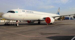 AIR ASTANA YENİ UÇAĞINA KAVUŞTU