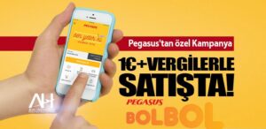 PEGASUS’TAN 1 EURO’LUK ÖZEL KAMPANYA