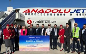 ANADOLUJET BİŞKEK’E UÇTU