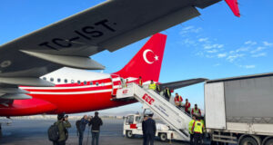 TÜRKİYE’DEN GAZZE’YE YARDIM UÇAĞI