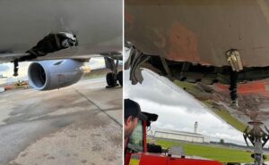 APRON ARACI A321’E CİDDİ HASAR VERDİ