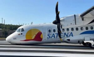 ATR-42 KALKIŞTA PİSTTE KALDI