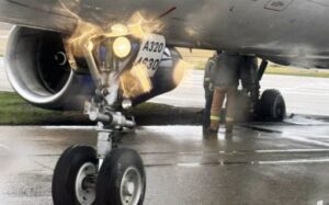 KALKIŞA GİDERKEN TOPRAĞA SAPLANDI