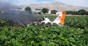 KAYSERİ’DE UÇAK DÜŞTÜ: İKİ ŞEHİT