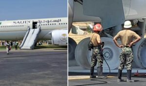 İNİŞ TAKIMI ALEV ALDI (VİDEO)