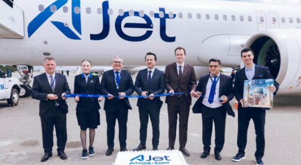 AJET EN YENİ DIŞ HAT NOKTASINA UÇTU