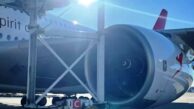 A380 YOLCU UÇAĞI KÖRÜĞE ÇARPTI