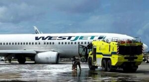 WESTJET’TEN YÜREK HOPLATAN İNİŞ (VİDEO)