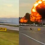 DÜŞEN KARGO UÇAĞI FACİAYA YOL AÇTI (VİDEO)