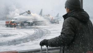 AMSTERDAM DONDU BİNLERCE UÇUŞ İPTAL