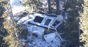 SANİYE SANİYE HELİKOPTERİN DÜŞÜŞÜ (VİDEO)