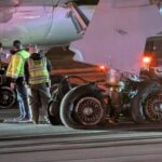 SERT İNİŞTE 8 LASTİK PATLATTI