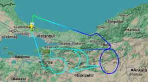 THY 500’ÜNCÜ UÇAĞA ÖZEL ROTA ÇİZDİ (VİDEO)