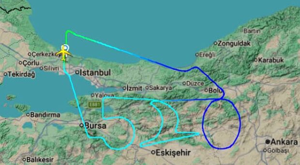 THY 500’ÜNCÜ UÇAĞA ÖZEL ROTA ÇİZDİ (VİDEO)