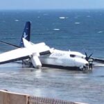 PİSTTEN OKYANUS KIYISINA ÇIKTI (VİDEO)