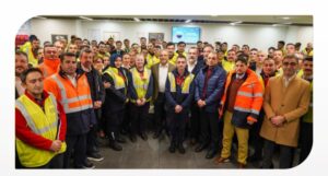 THY BAŞKANI TGS PERSONELİYLE BAYRAMLAŞTI